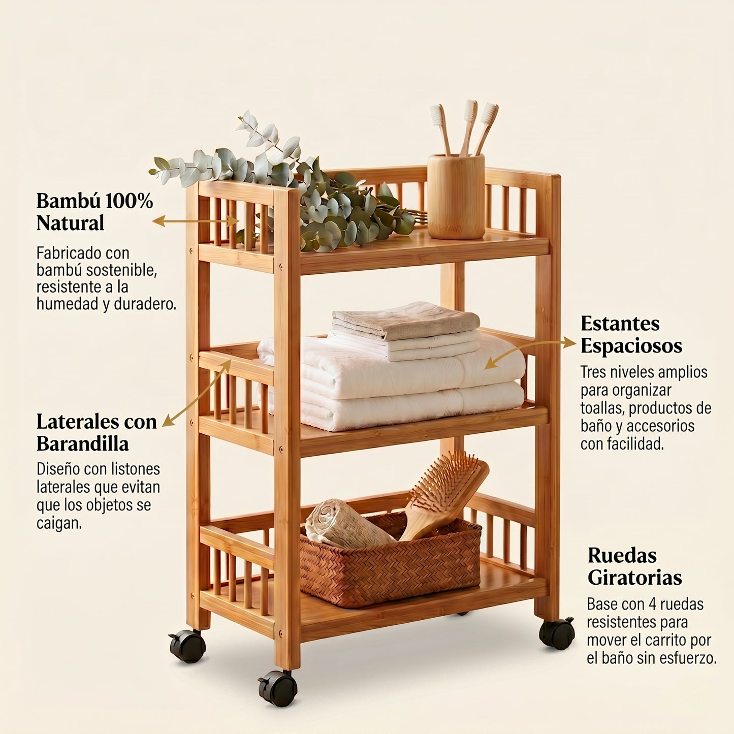 Organizador de baño Verdani