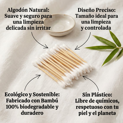 Bastoncillos bambú Verdani